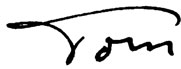 Tom McGovern signature